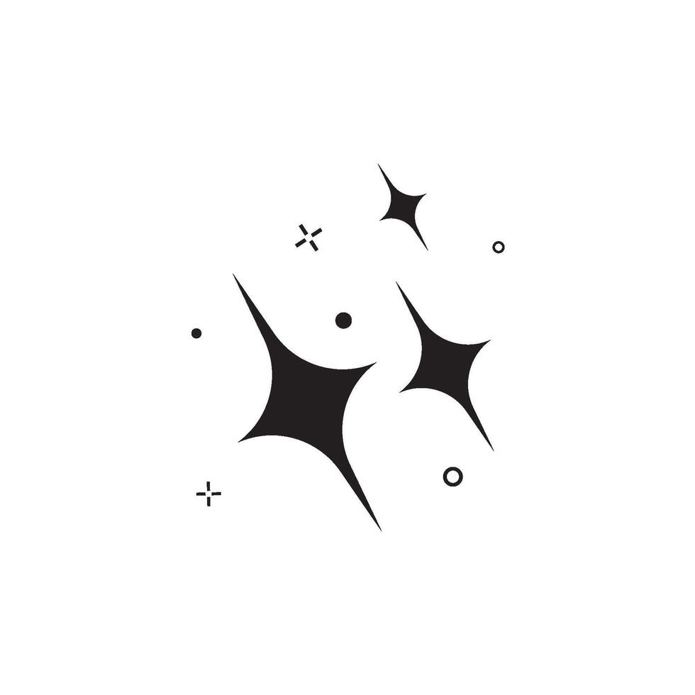sparkle icon design vector