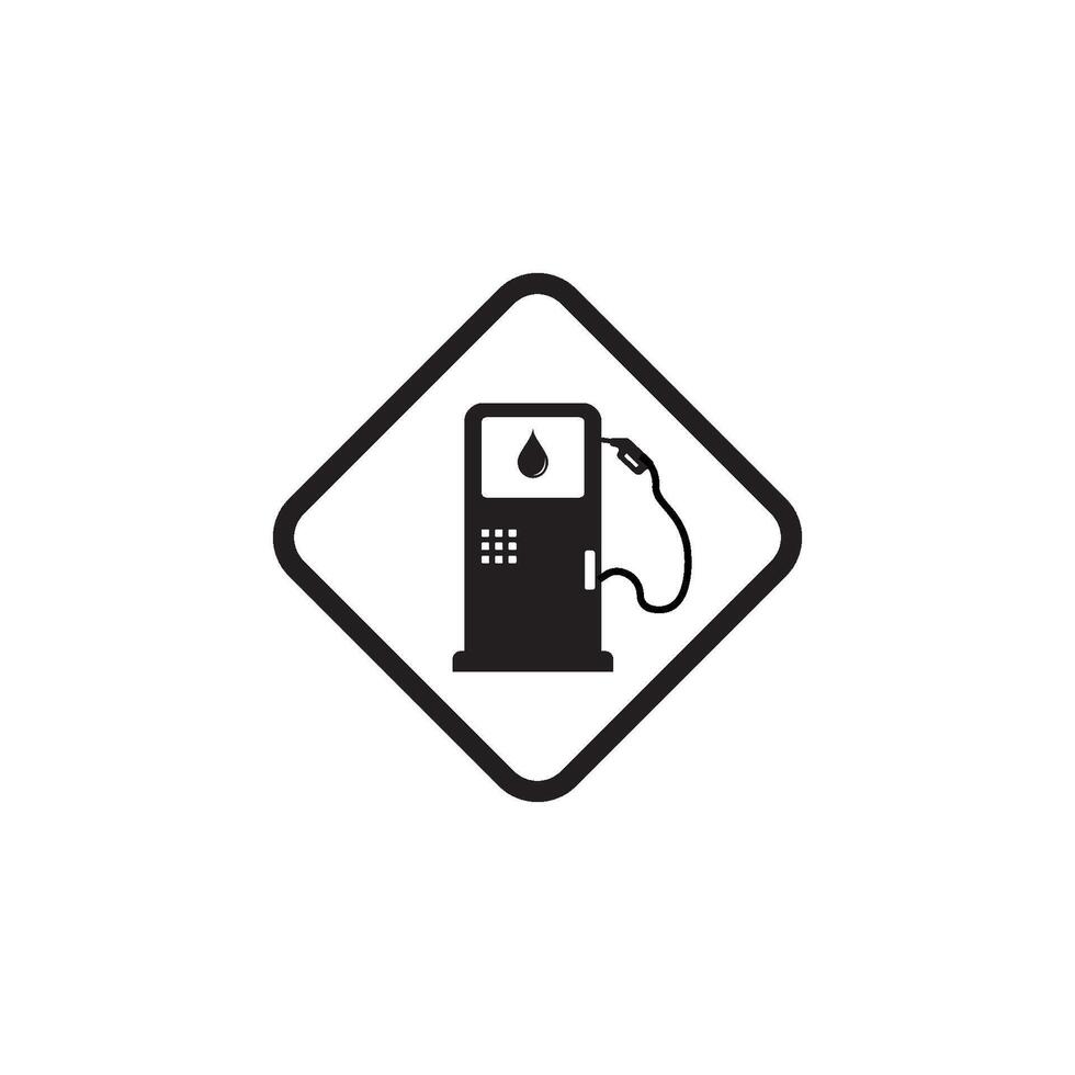 gas pump icon vector
