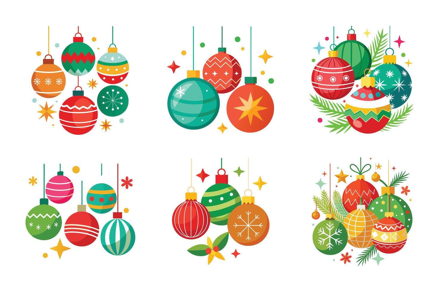 Christmas Ornaments illustration vector