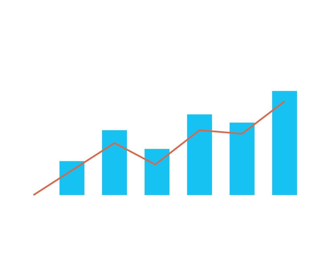 Data statistic dashboard vector