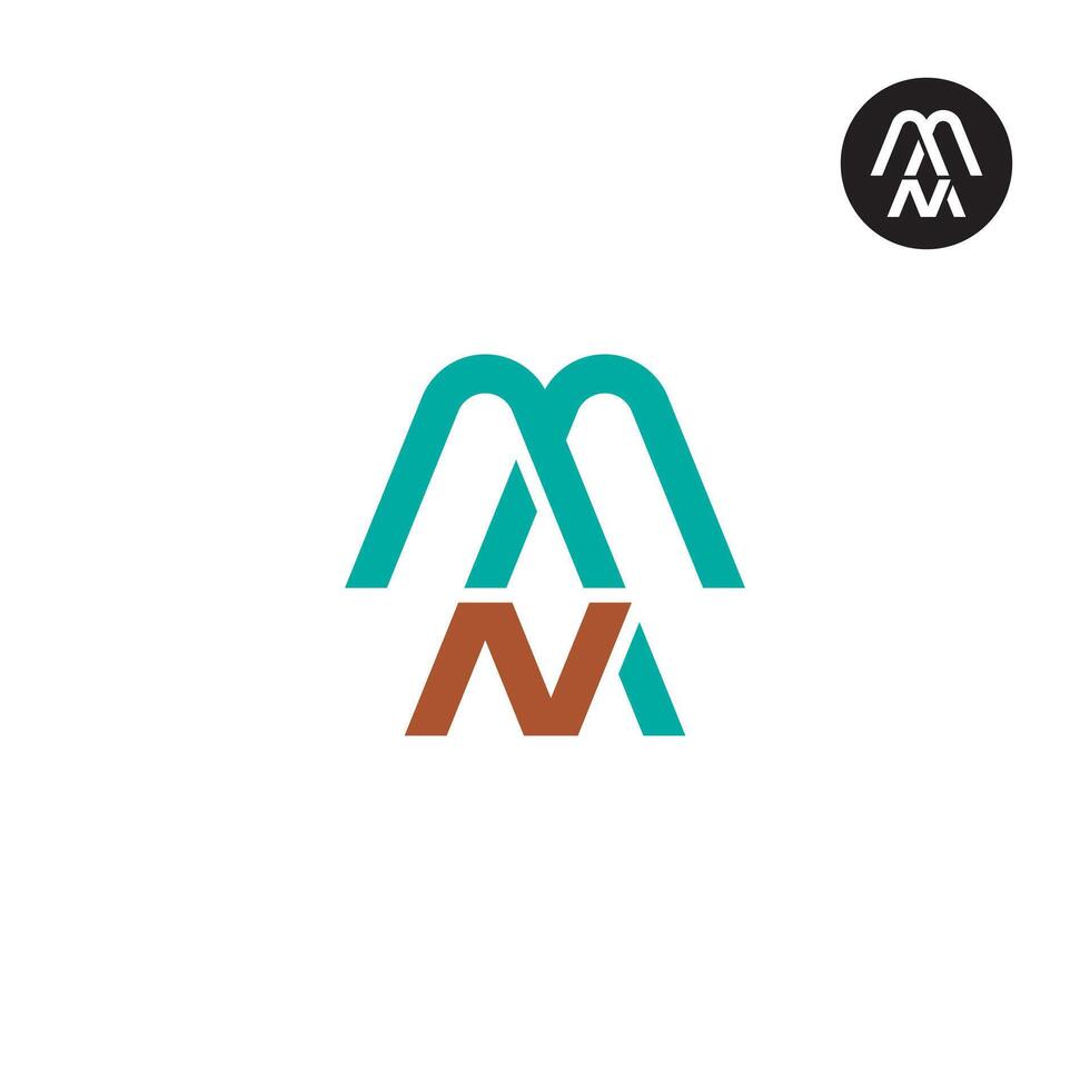 AAN Logo Letter Monogram Design vector