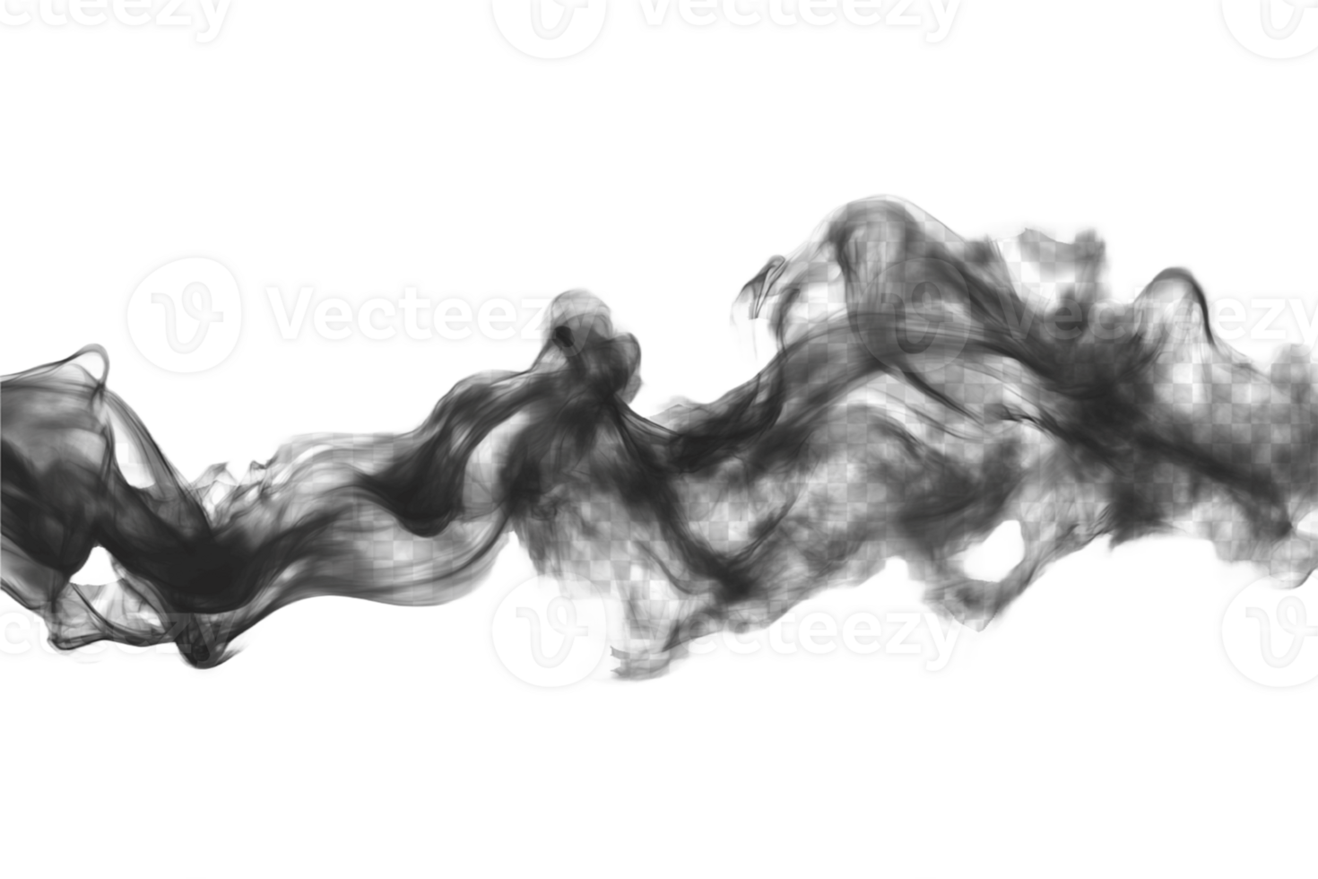 A black and white image of smoke png