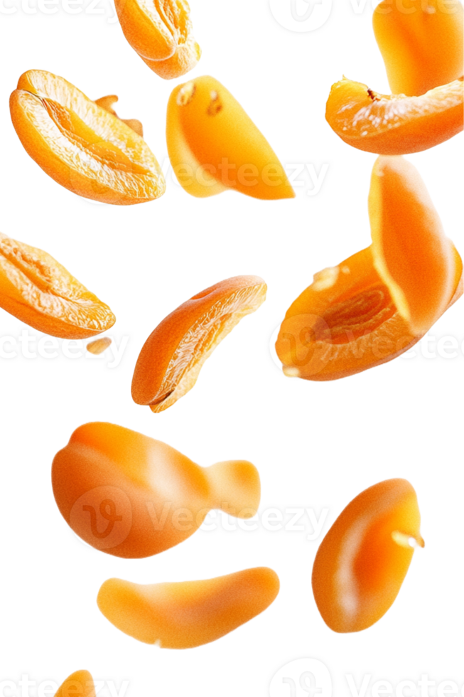 A bunch of orange fruits are falling to the ground png