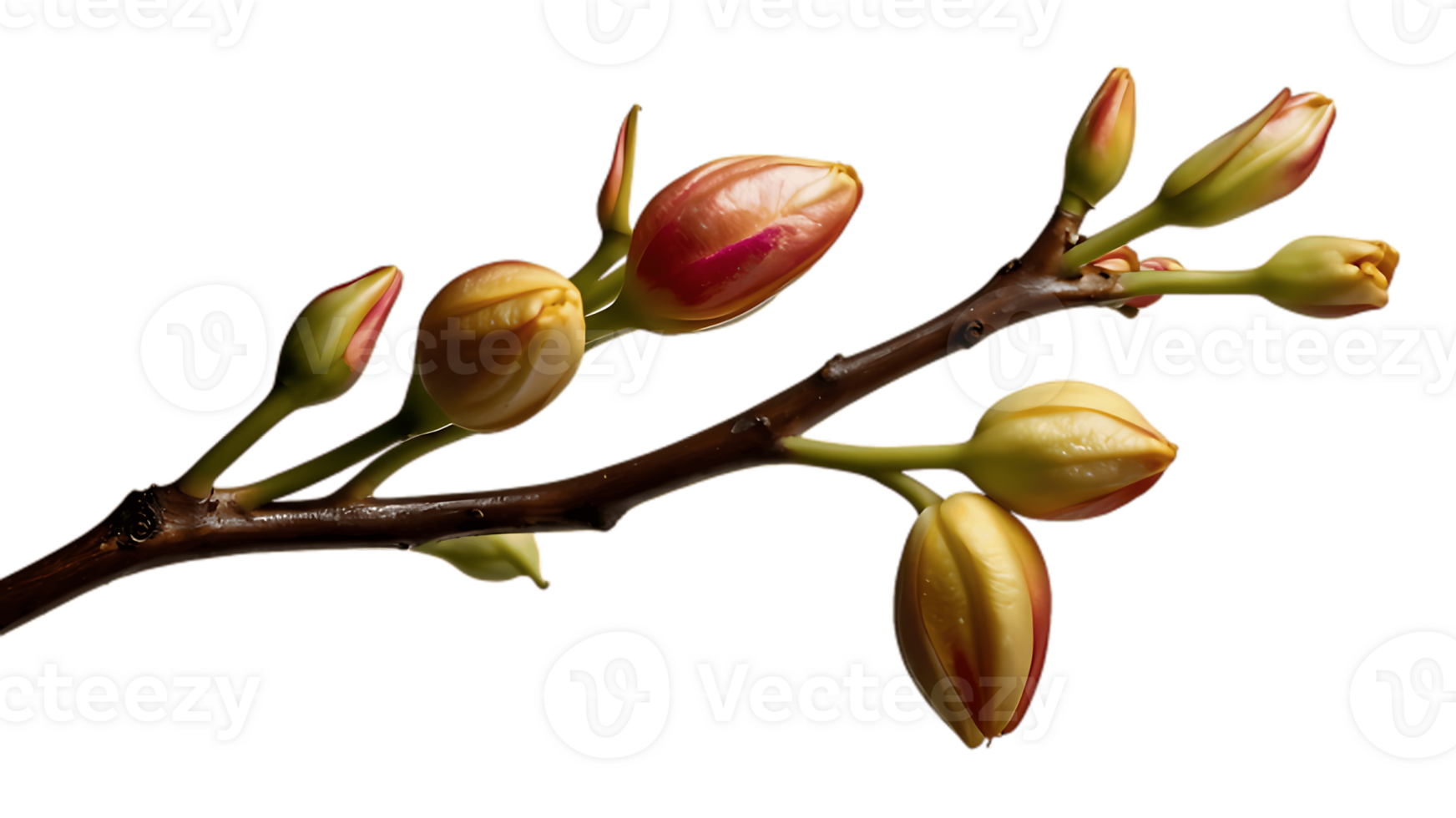A branch with flowers on it png