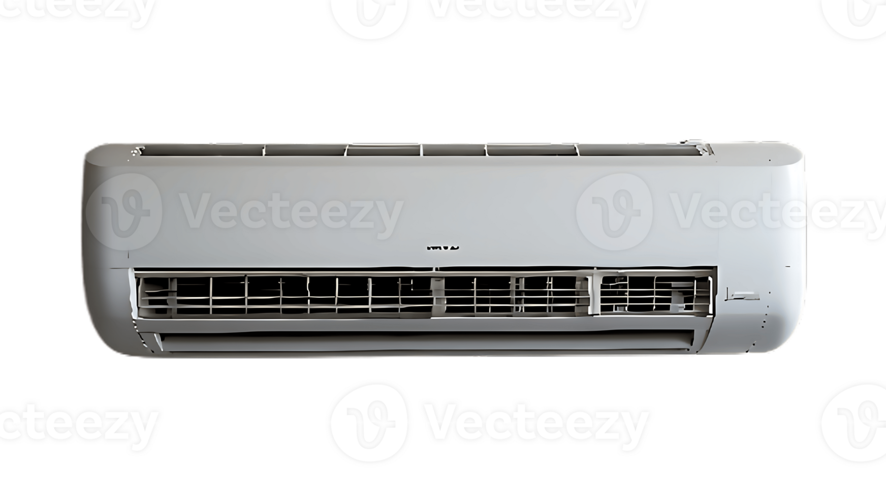 Air conditioner in white png