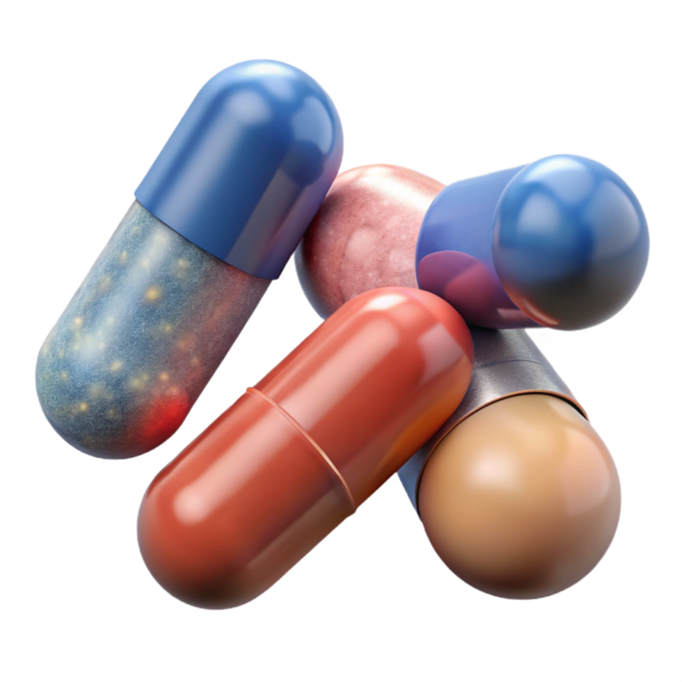 magnificent creative Medical Pills and Capsules Transparent Background professional png