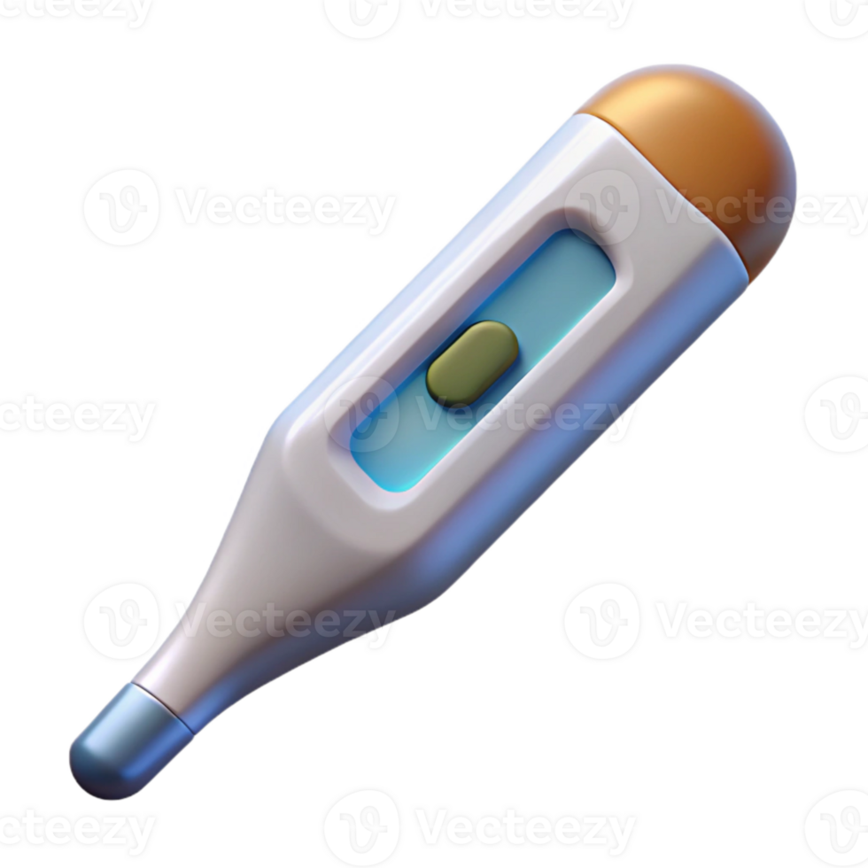dramatic classic Medical Thermometer Digital Display Transparent Background png