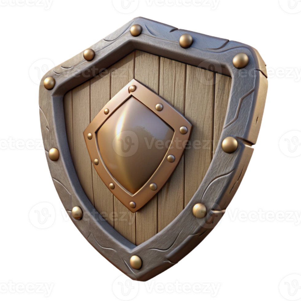 wonderful abstract Medieval Shield Front View Cutout professional png