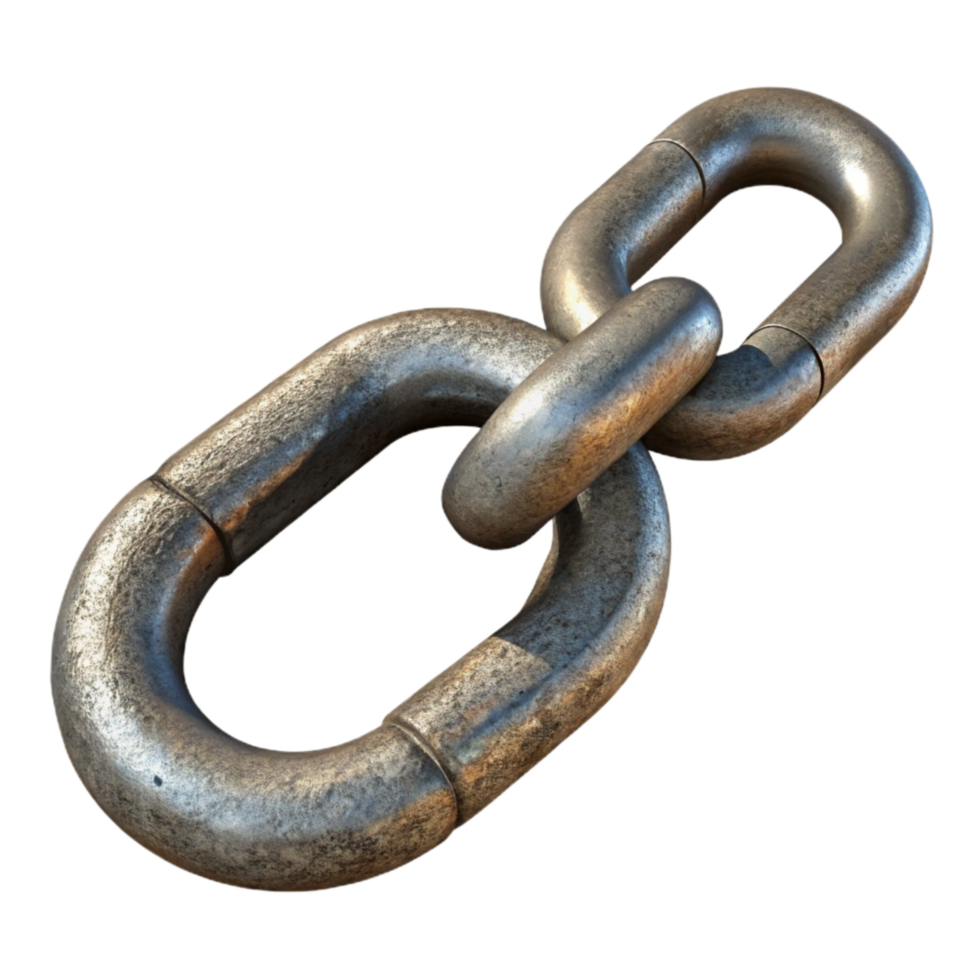 wonderful rustic Metal Chain with Hook Isolated Element professional png