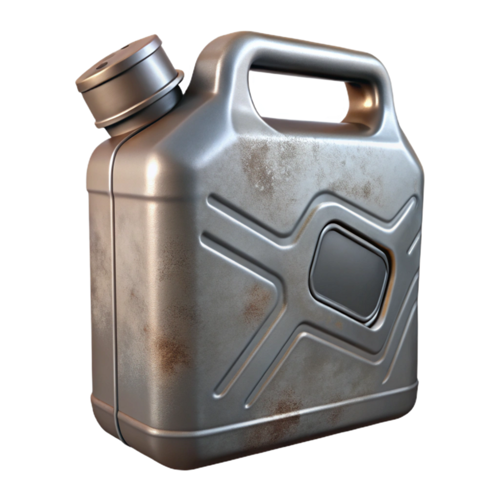magnificent modern Metal Jerrycan with Handle Transparent professional png