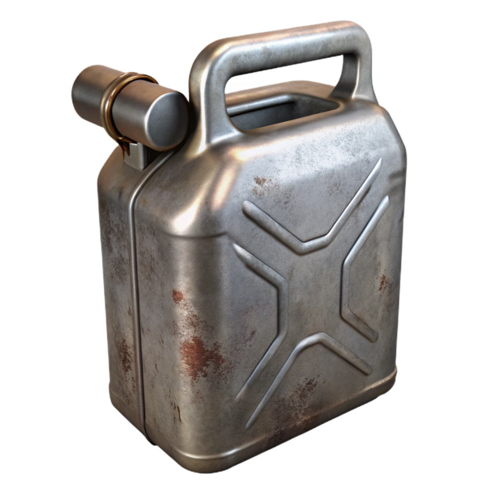 serene creative Metal Jerrycan with Handle Transparent premium png
