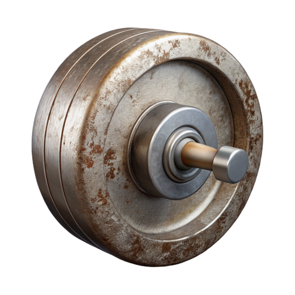 extraordinary traditional Metal Lathe Machine Top View Cutout Element premium png