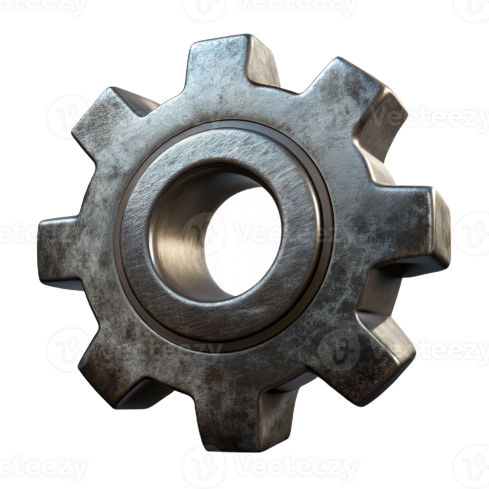 magnificent abstract Metallic Gear Cogwheel Rotating Animation Cutout exclusive png