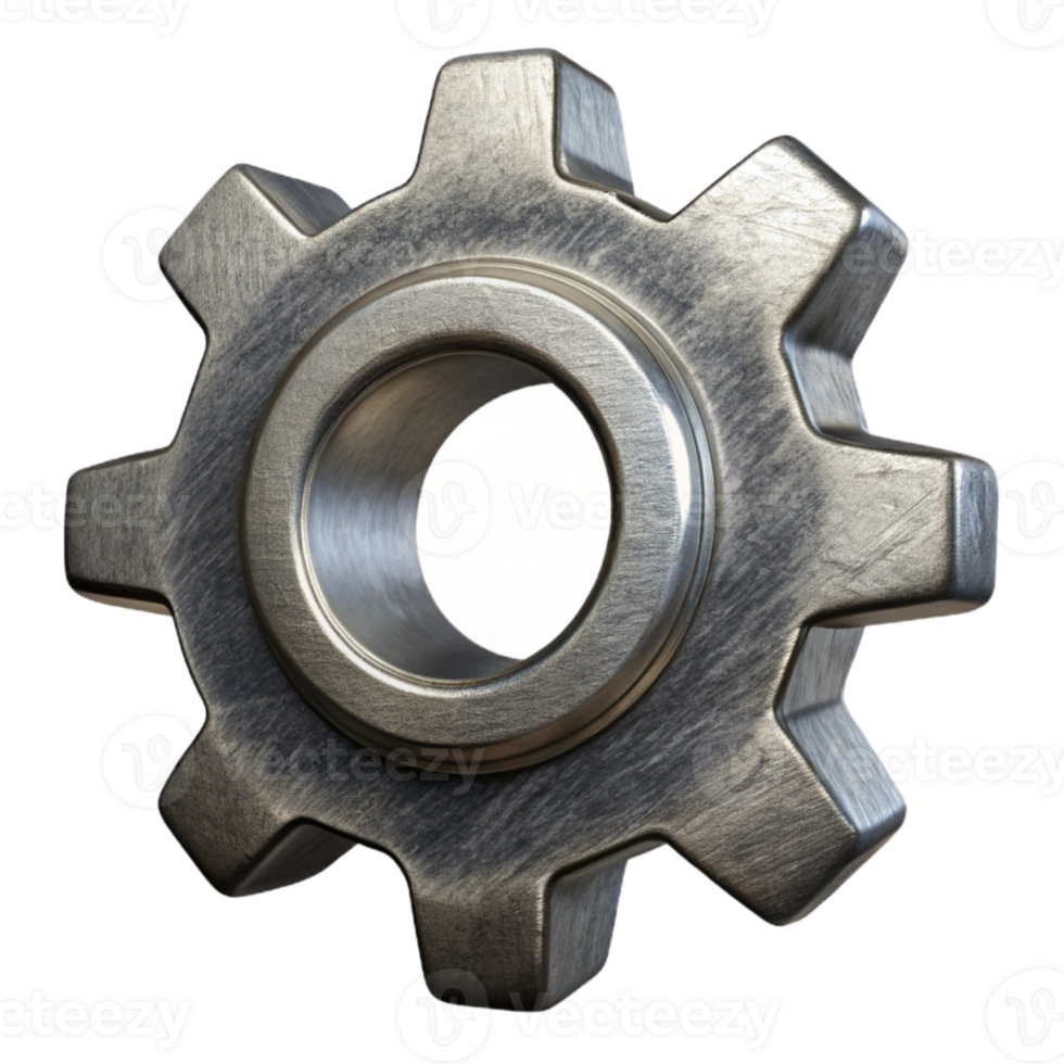 extraordinary artistic Metallic Gear Cogwheel Set Isolated Element high quality png