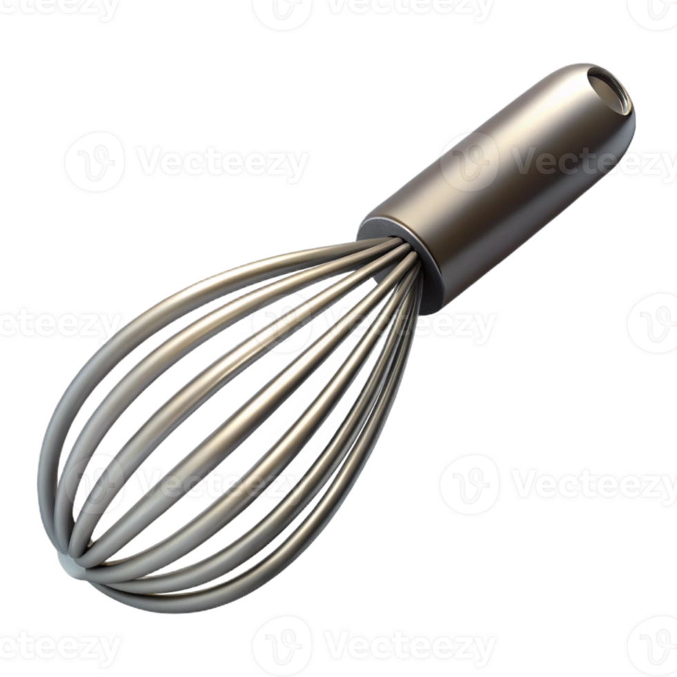 stunning traditional Metal Whisk Isolated Element with Wire Detail png