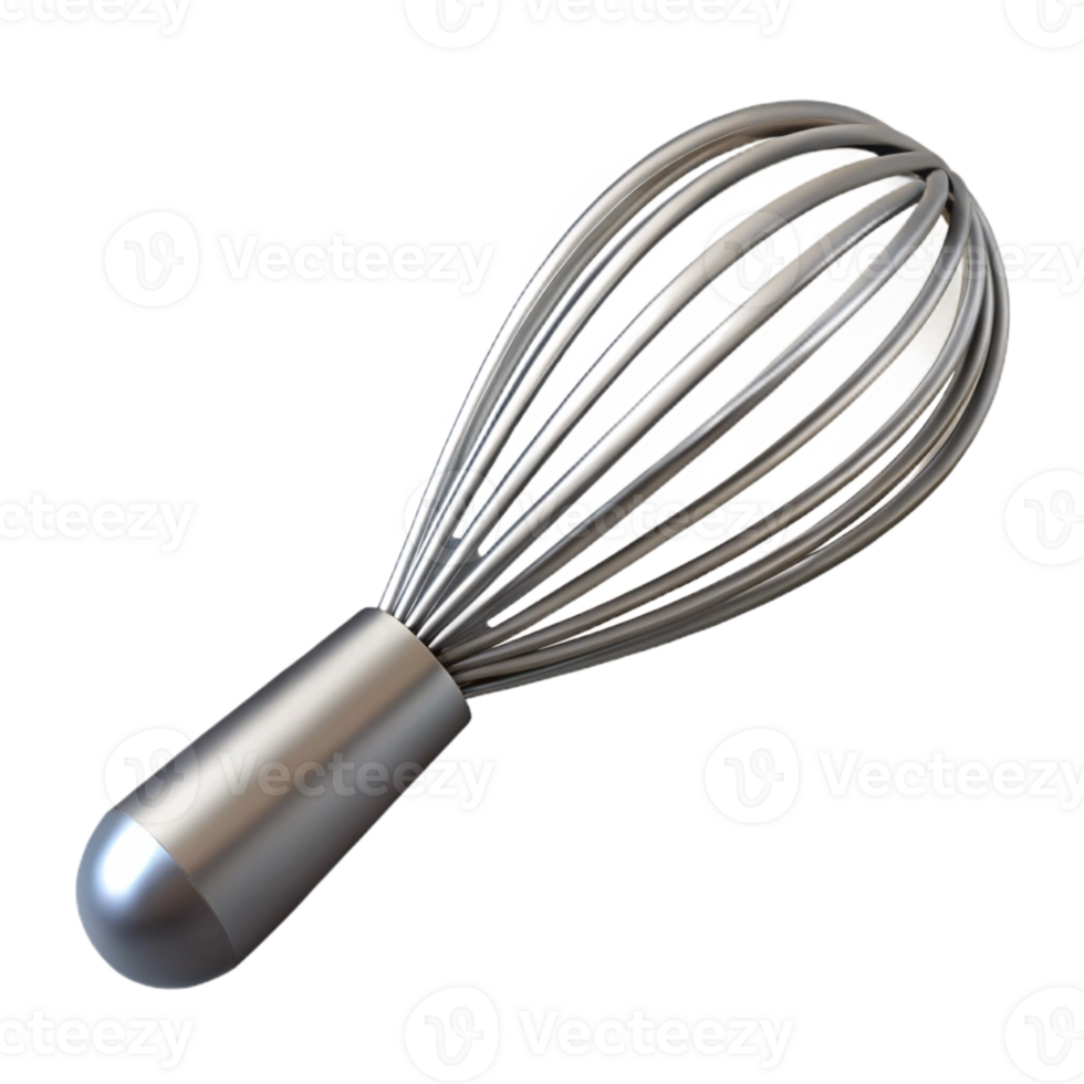 vibrant classic Metal Whisk Isolated Element with Wire Detail authentic png