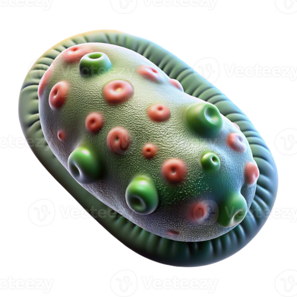 wonderful traditional Microscopic Bacteria Close Up View Transparent Element original png