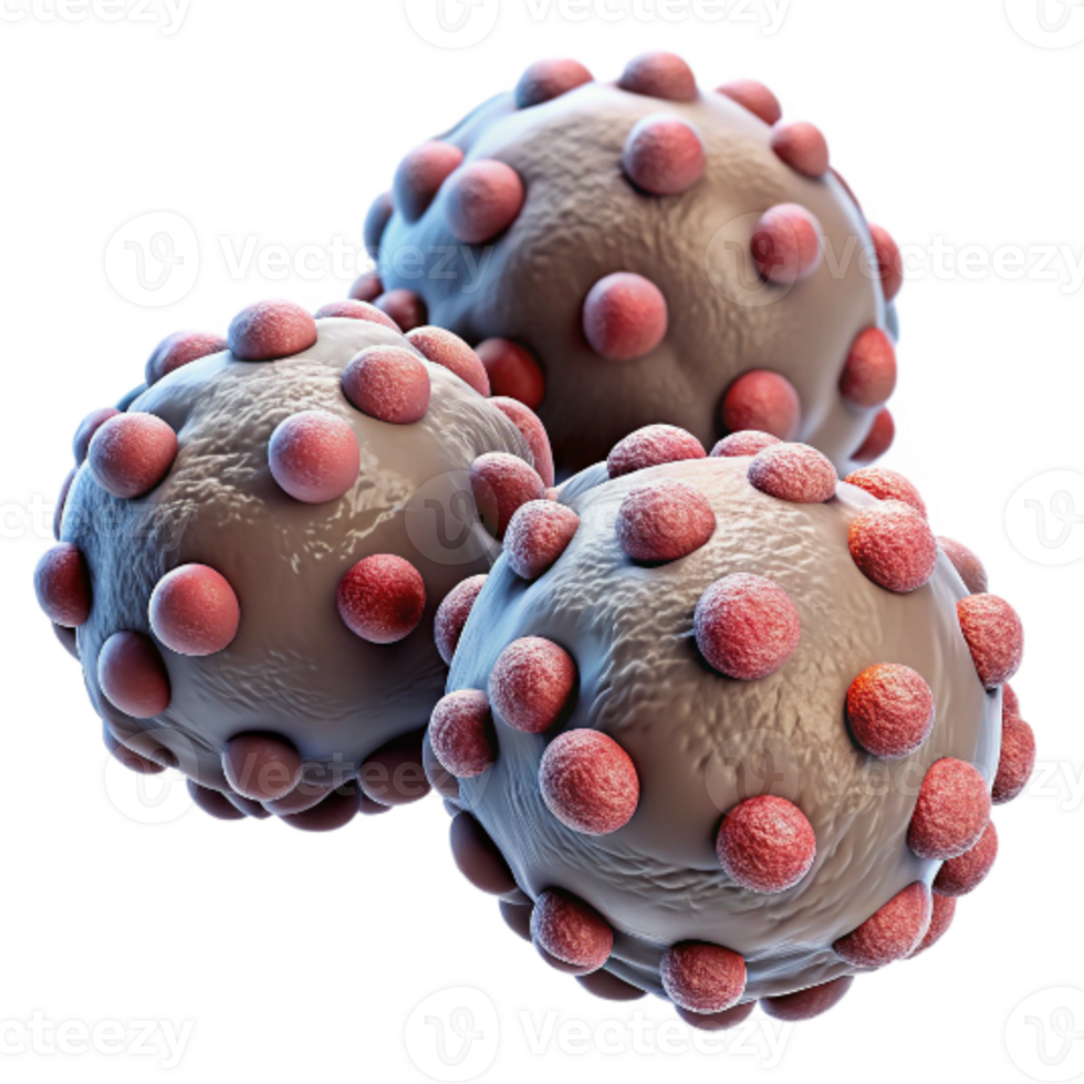 vibrant traditional Microscopic Cells Close Up View Transparent Background professional png
