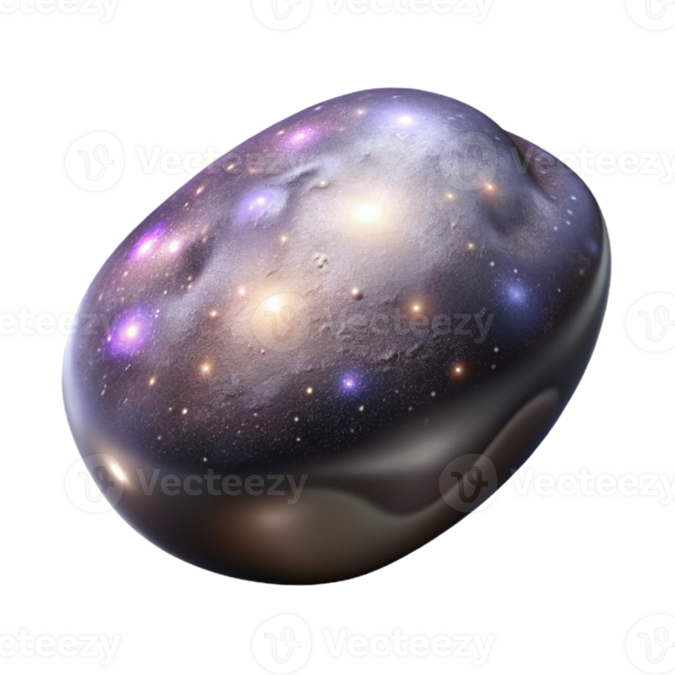 elegant minimalist Milky Way Galaxy with Stars and Nebulae Isolated genuine png