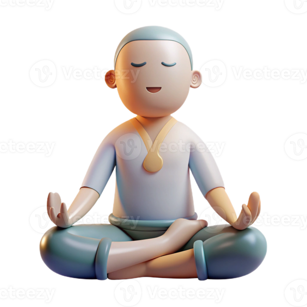 extraordinary creative Mindful Breathing Exercise Illustration Transparent Background detailed png