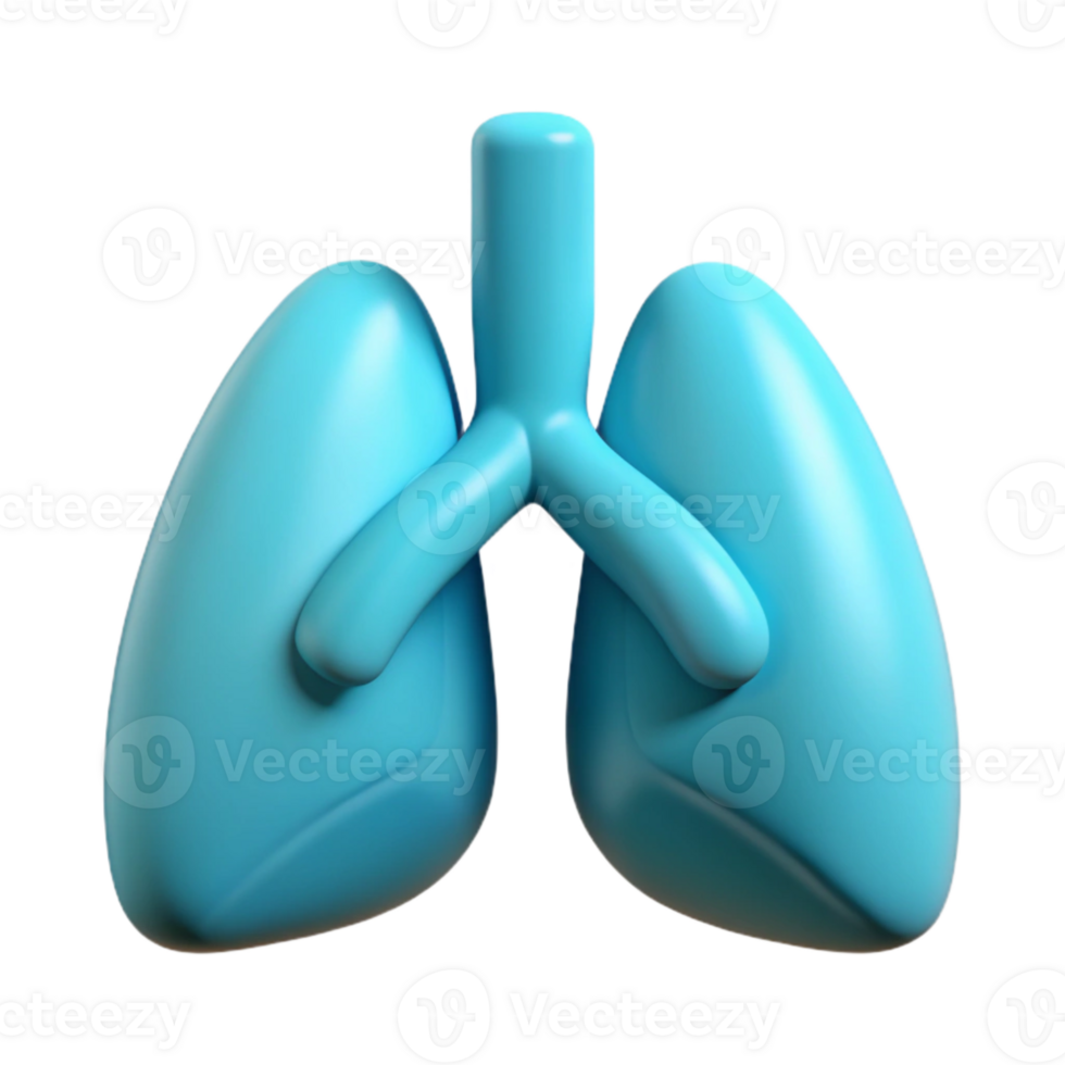 serene abstract Mindful Breathing Lungs Icon Isolated original png