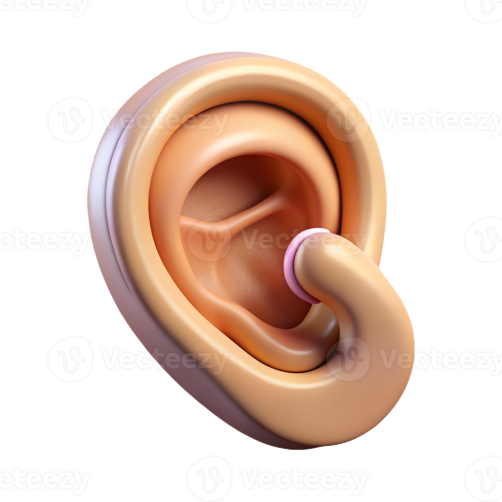 magnificent rustic Mindful Listening Ear Icon Isolated professional png