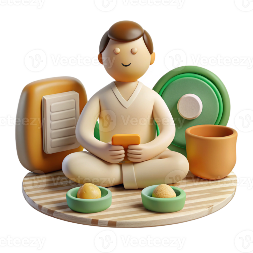 stunning classic Mindfulness Meditation Guide Cutout with Practical Instructions professional png