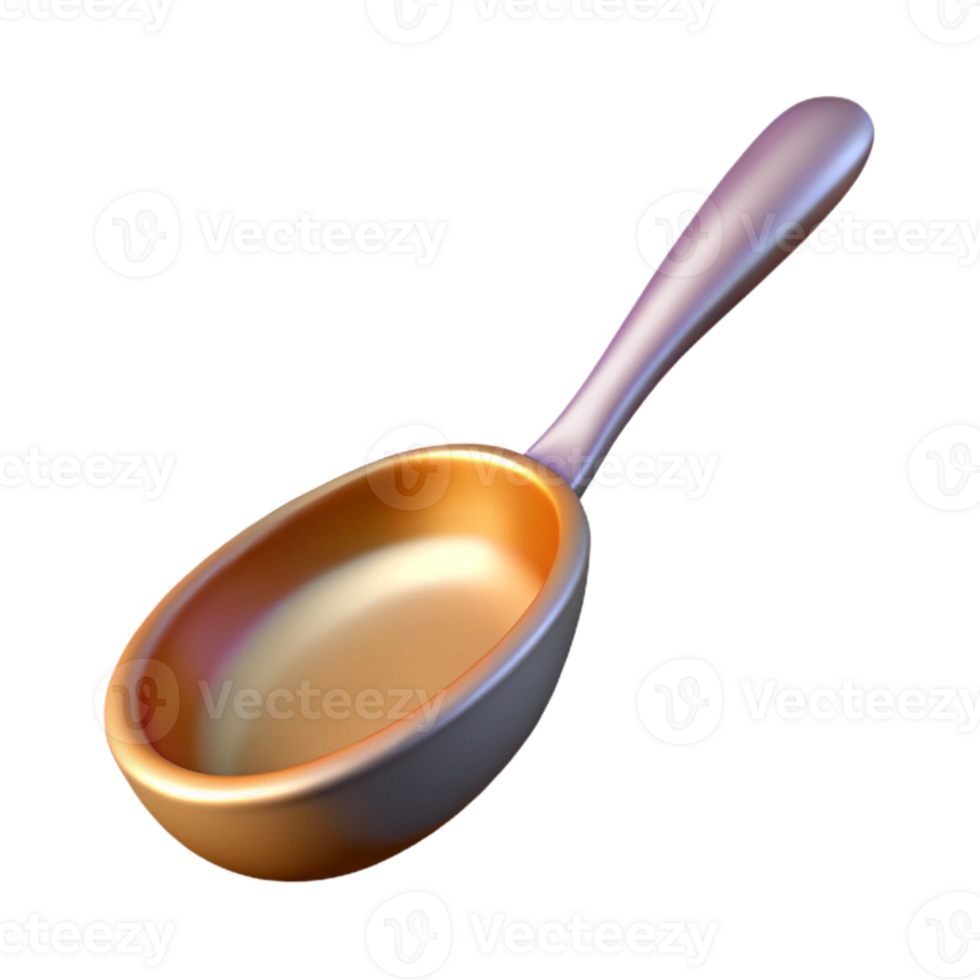 wonderful creative Mixing Spoon Cutout Angled View high resolution png