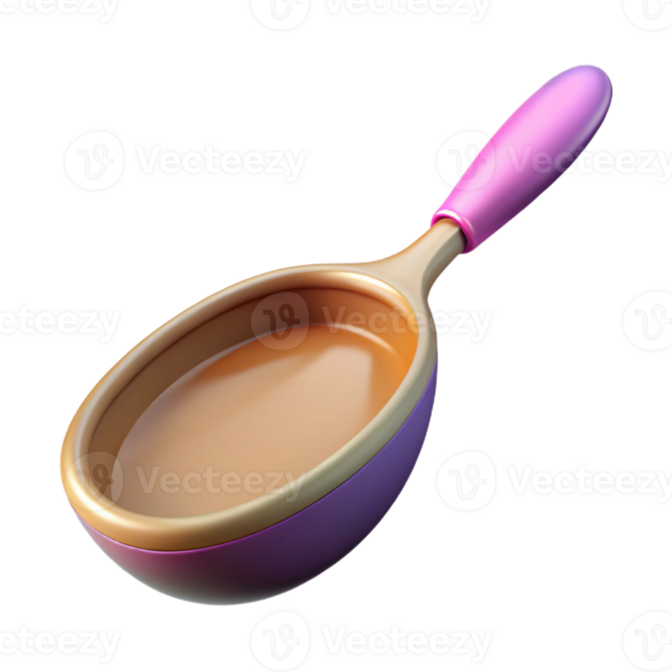 serene classic Mixing Spoon Cutout Angled View high resolution png