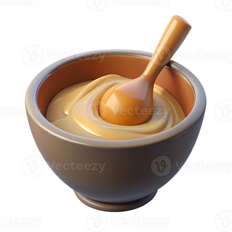 extraordinary creative Mixing Bowl with Batter Isolated high quality png