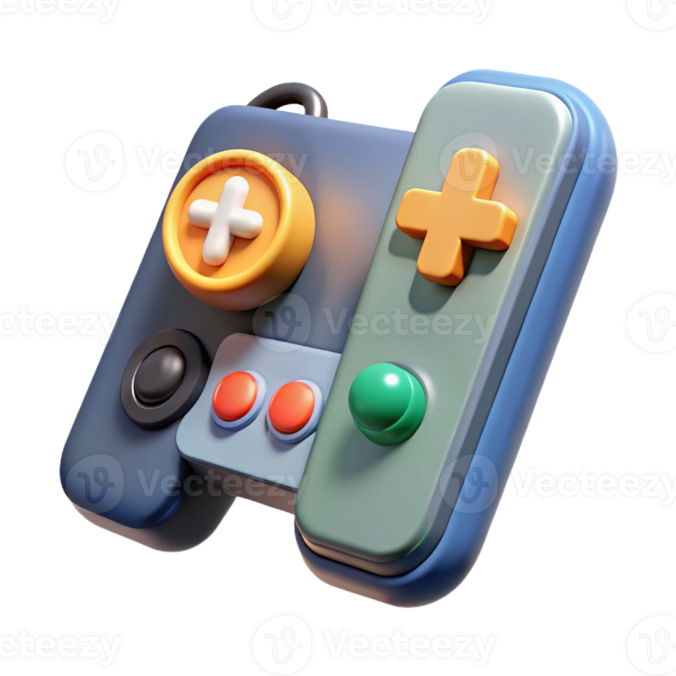 elegant traditional Mobile Phone Gaming Controller Attached Isolated Element genuine png