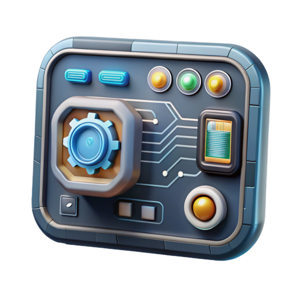 beautiful traditional Modern Ai Interface Hud Element Cutout high resolution png