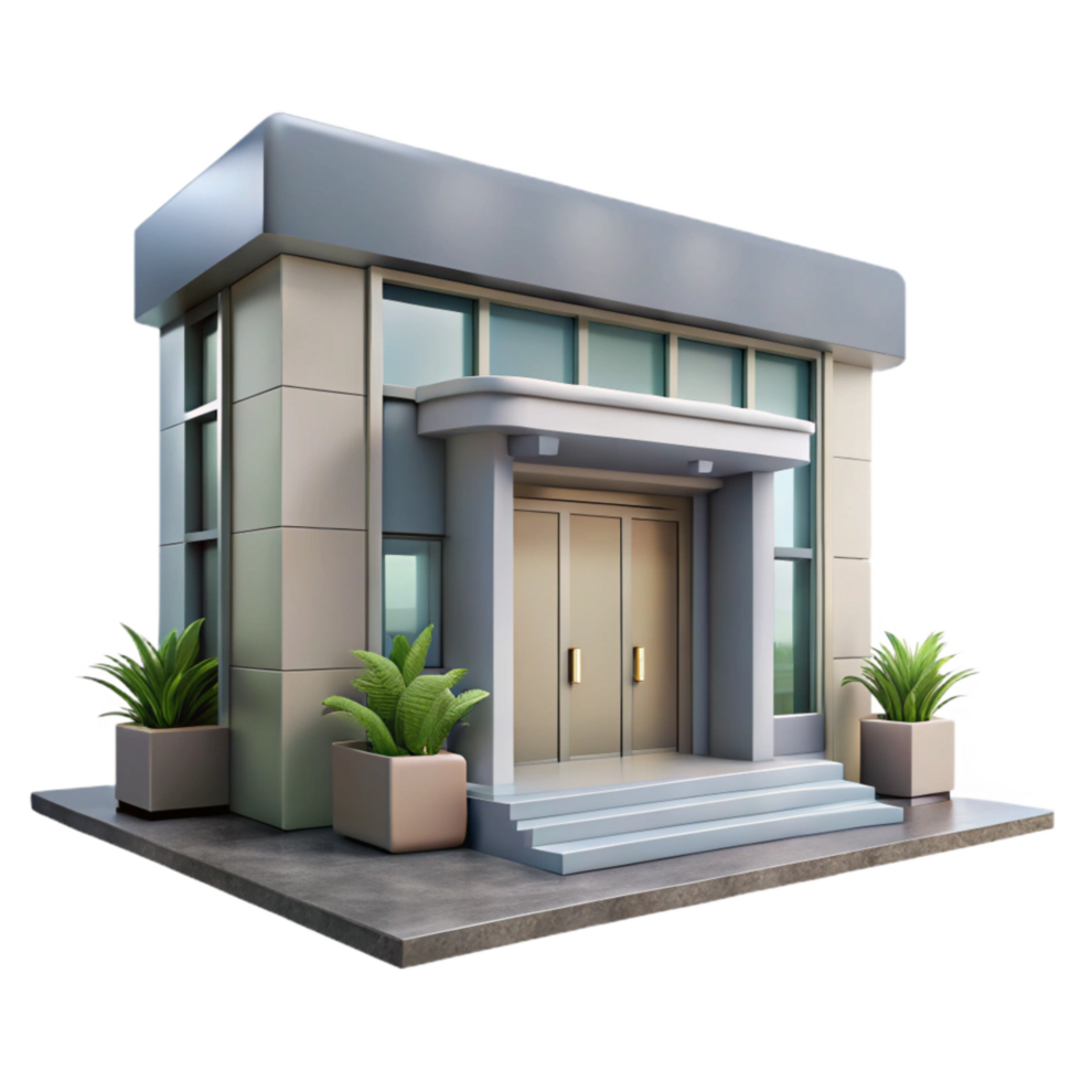 magnificent modern Modern Apartment Building Entrance Lobby Transparent Background genuine png