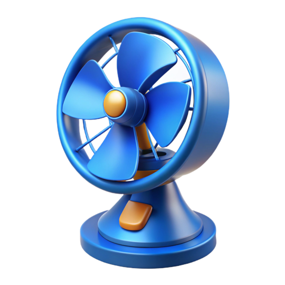 wonderful abstract Modern Desk Fan with Chrome Base Cutout professional png