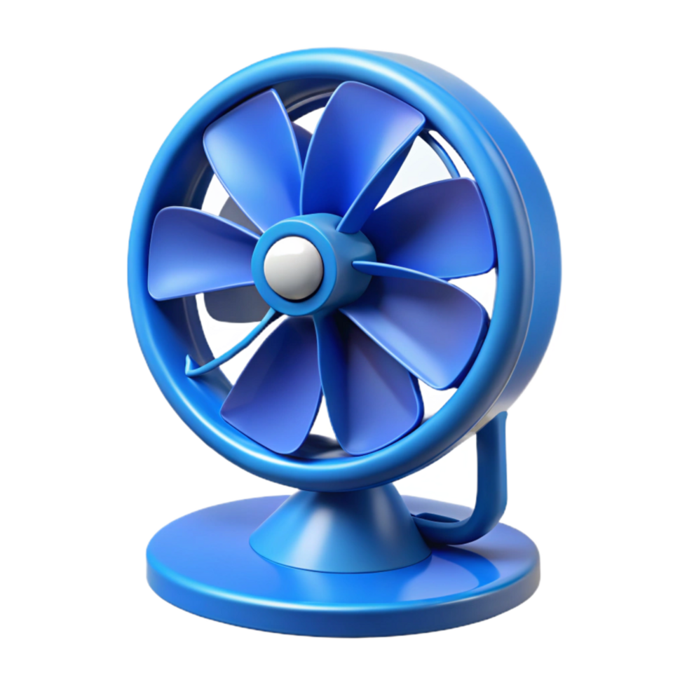 wonderful traditional Modern Desk Fan with Chrome Base Cutout exclusive png