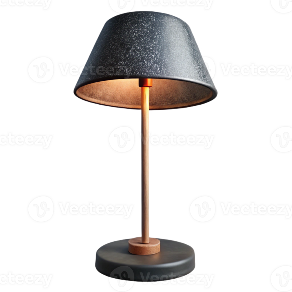 vibrant minimalist Modern Floor Lamp with Shade Cutout Metal Base premium png