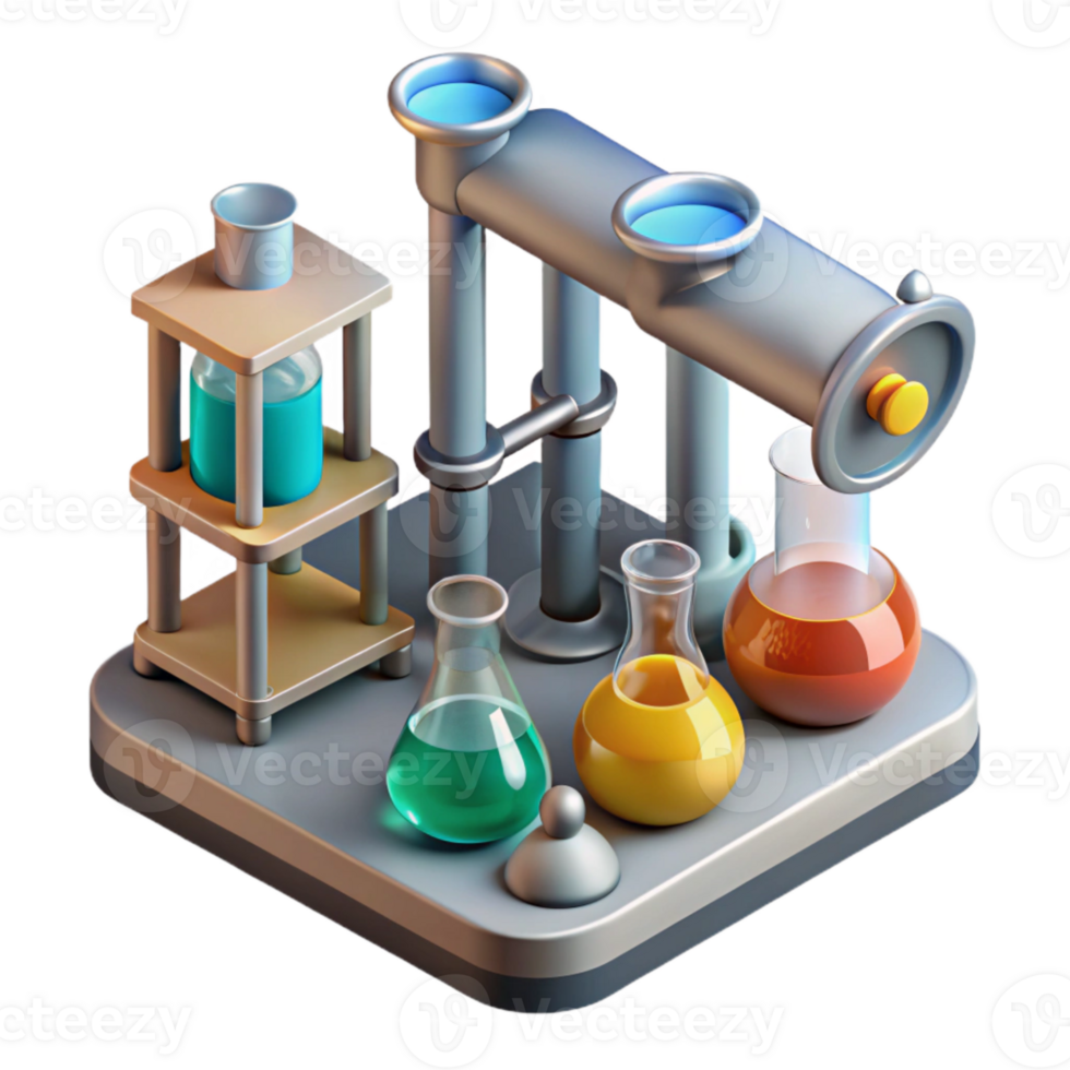 wonderful artistic Modern Laboratory Equipment Top View Transparent genuine png