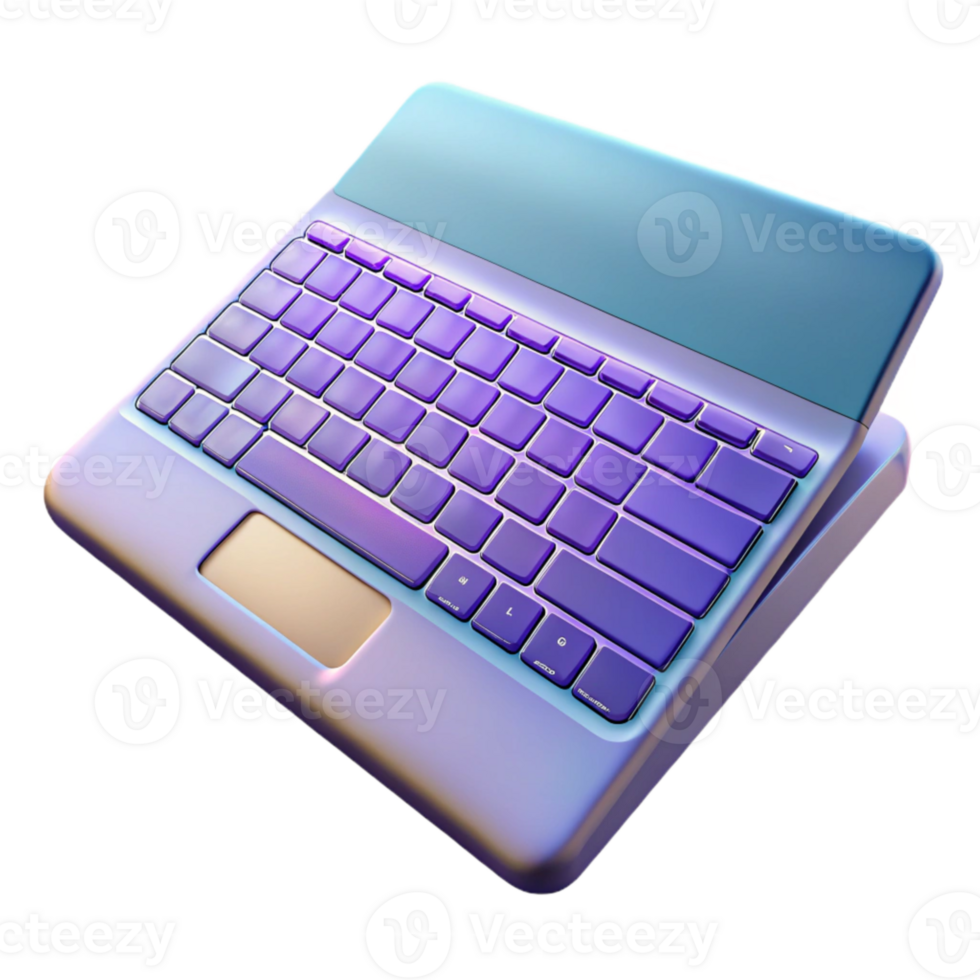 wonderful creative Modern Laptop Keyboard Close Up View Isolated exclusive png
