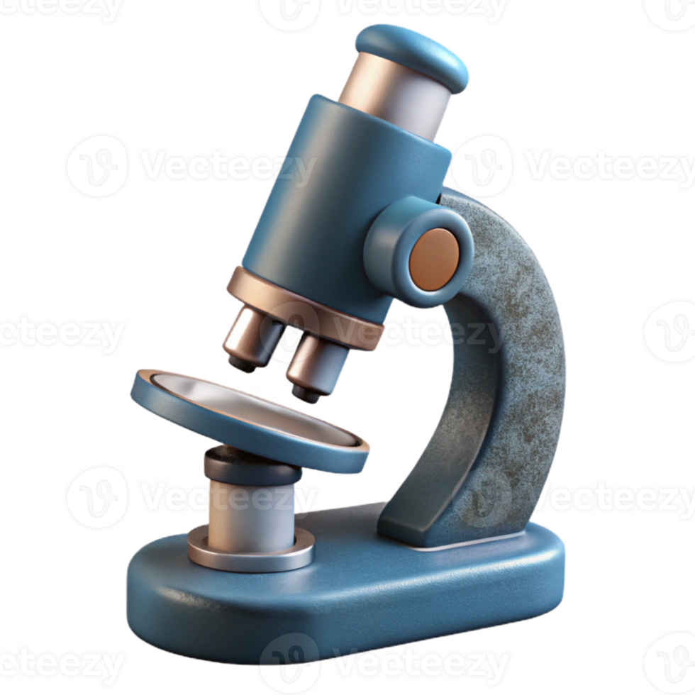 wonderful contemporary Modern Microscope Side View Cutout on Transparent Background high quality png
