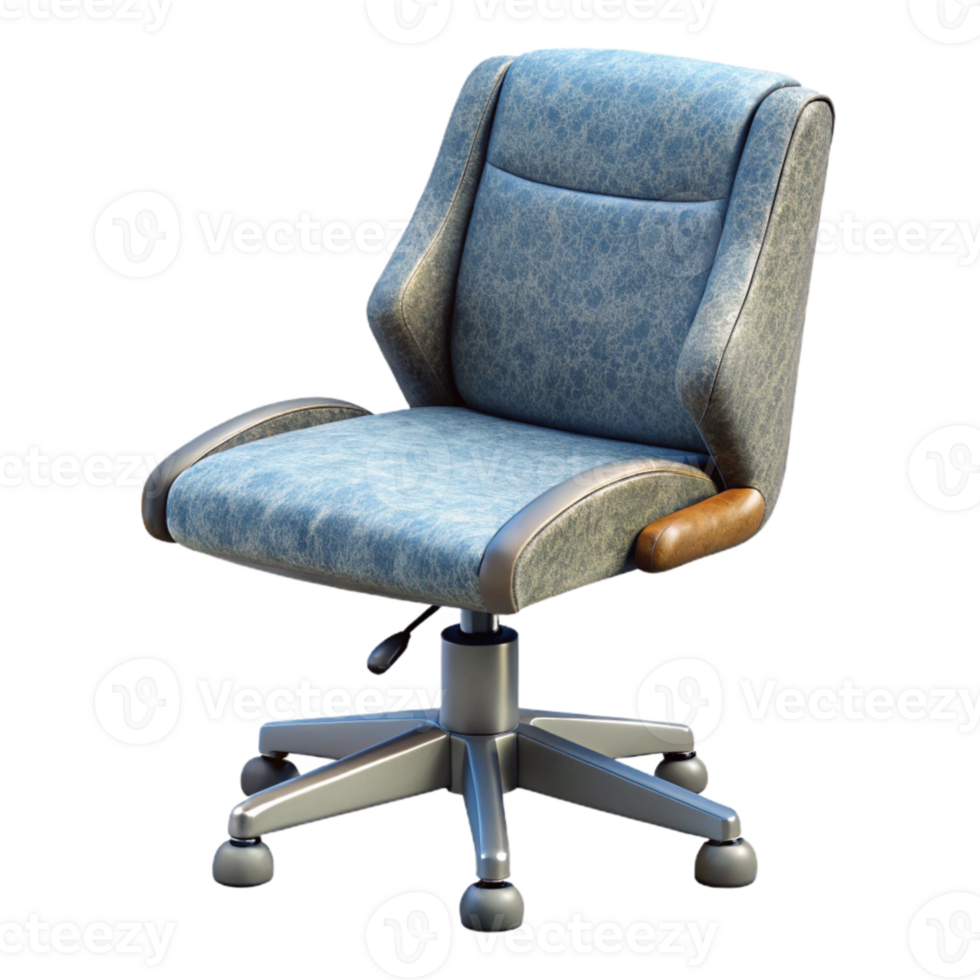 extraordinary rustic Modern Office Chair Side View Isolated exclusive png
