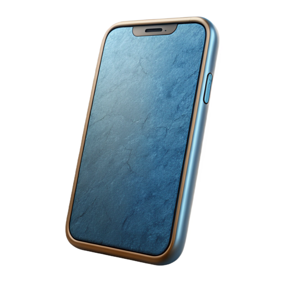 wonderful artistic Modern Smartphone Front View Cutout high resolution png