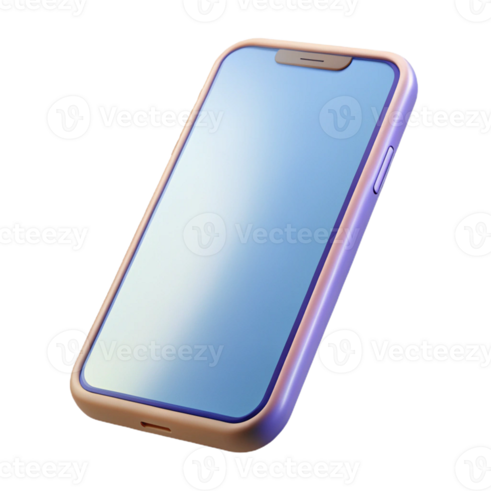 extraordinary classic Modern Smartphone with Blank Screen Isolated on Transparent Background authentic png