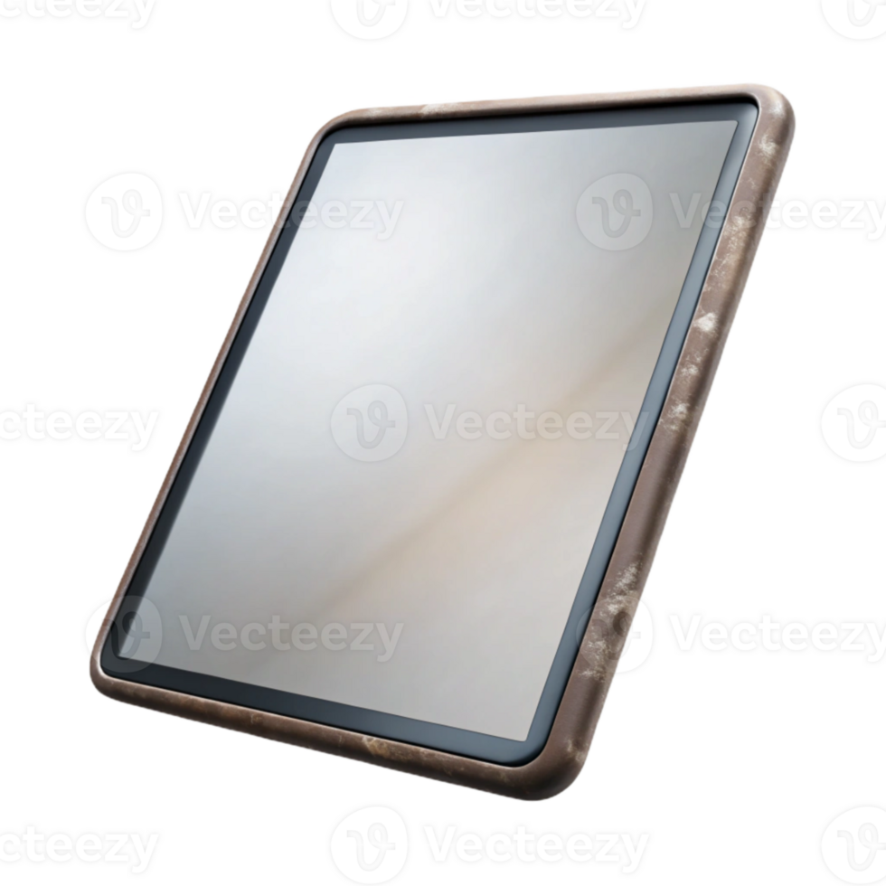 beautiful artistic Modern Tablet with Blank Screen Cutout png