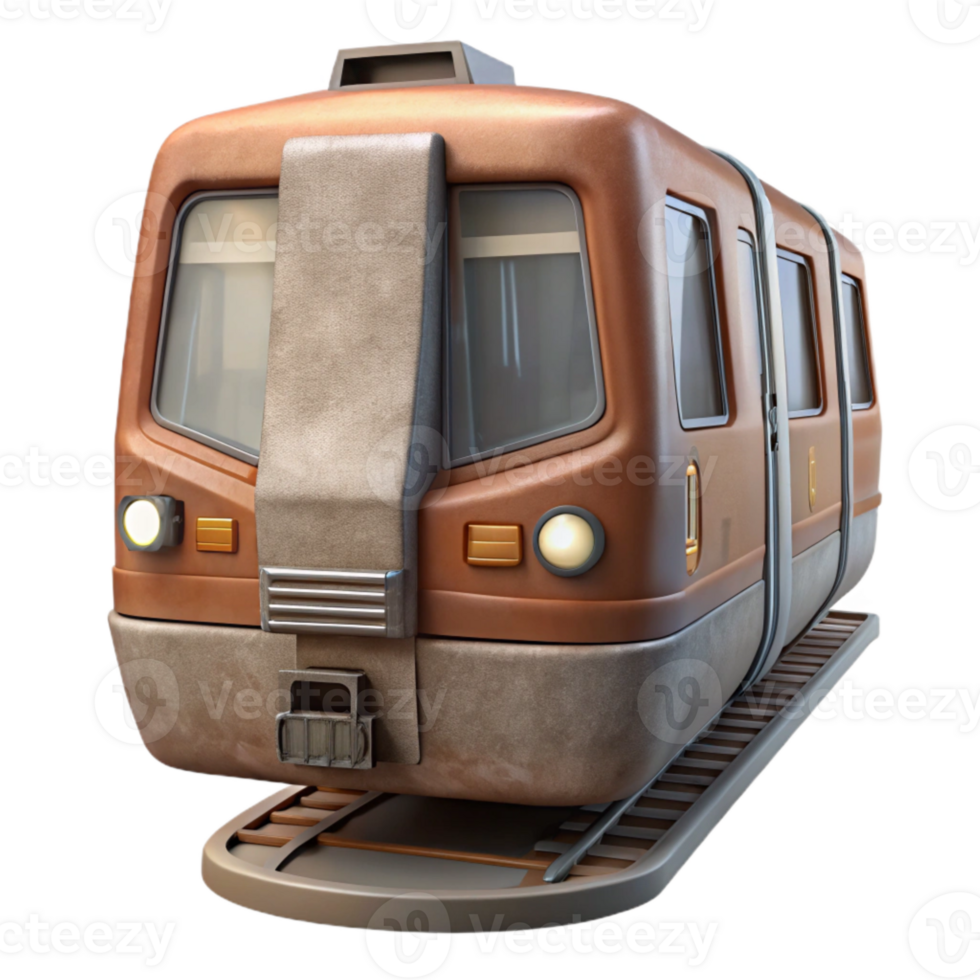 stunning rustic Modern Train Front View Transparent Background original png