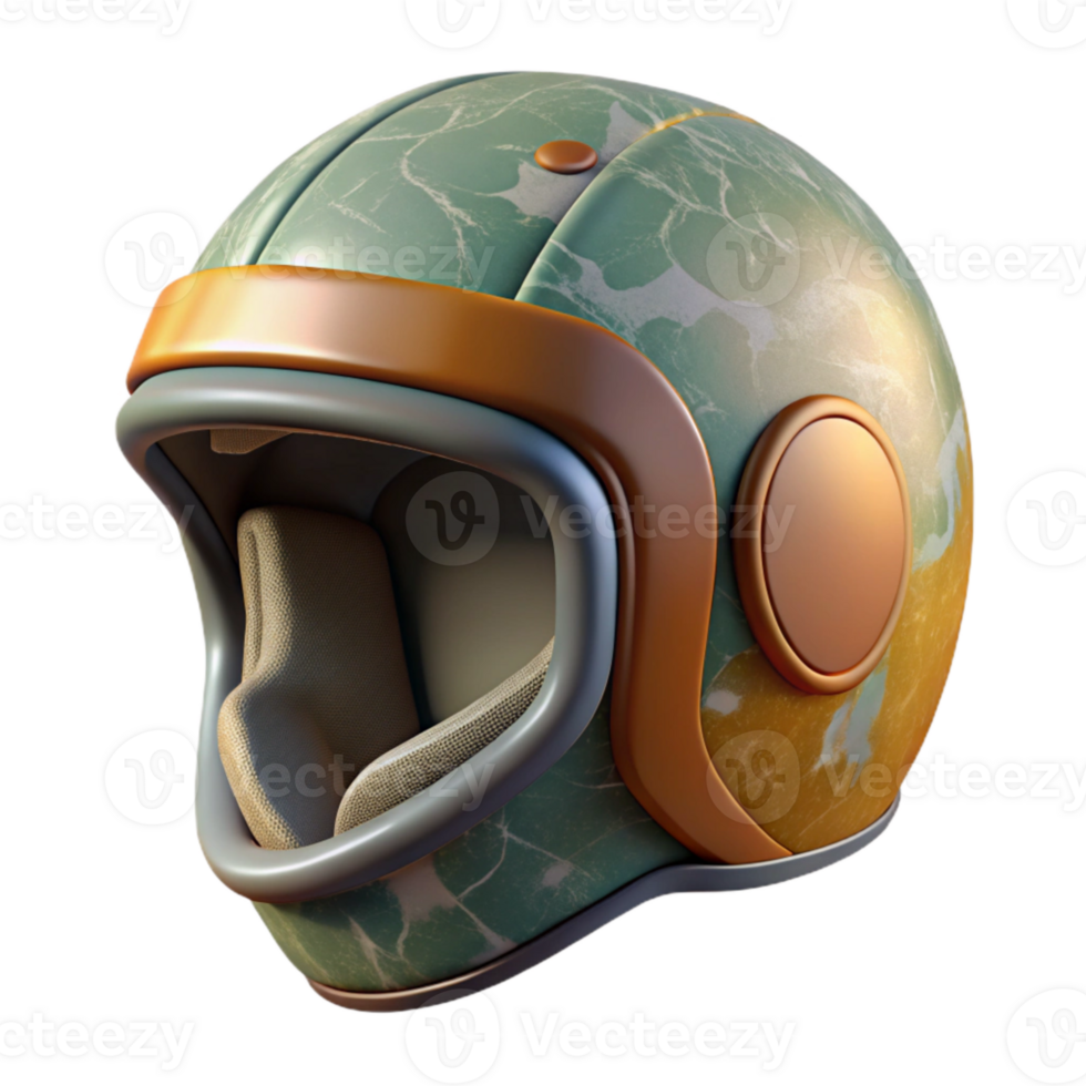 beautiful traditional Motorcycle Helmet Front View Cutout png
