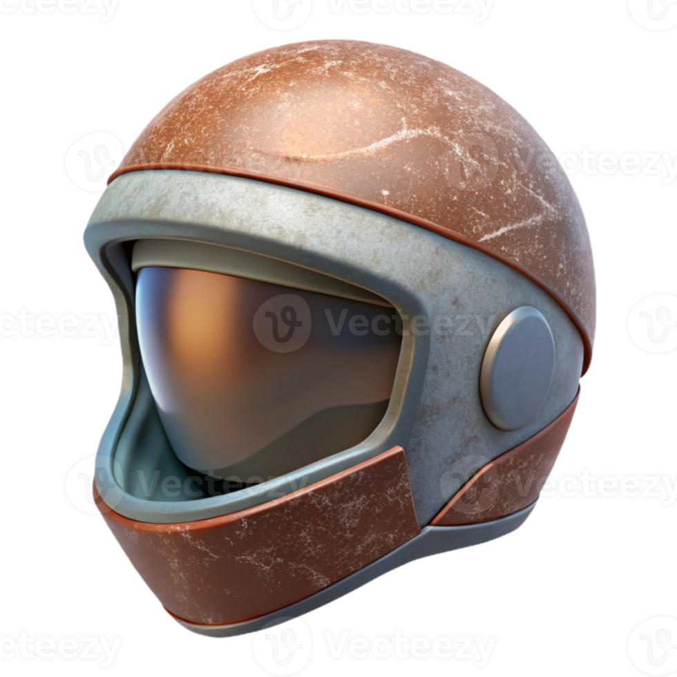serene abstract Motorcycle Helmet Front View Cutout premium png