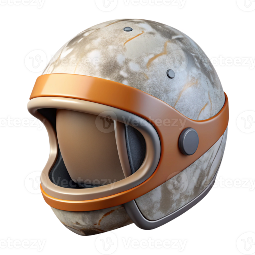 serene rustic Motorcycle Helmet Front View Cutout exclusive png