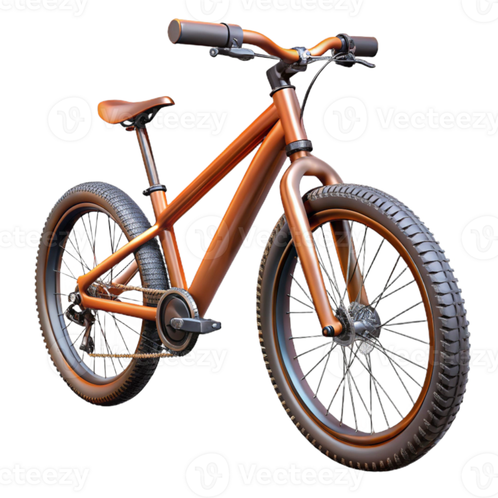 magnificent creative Mountain Bike Side View Isolated genuine png
