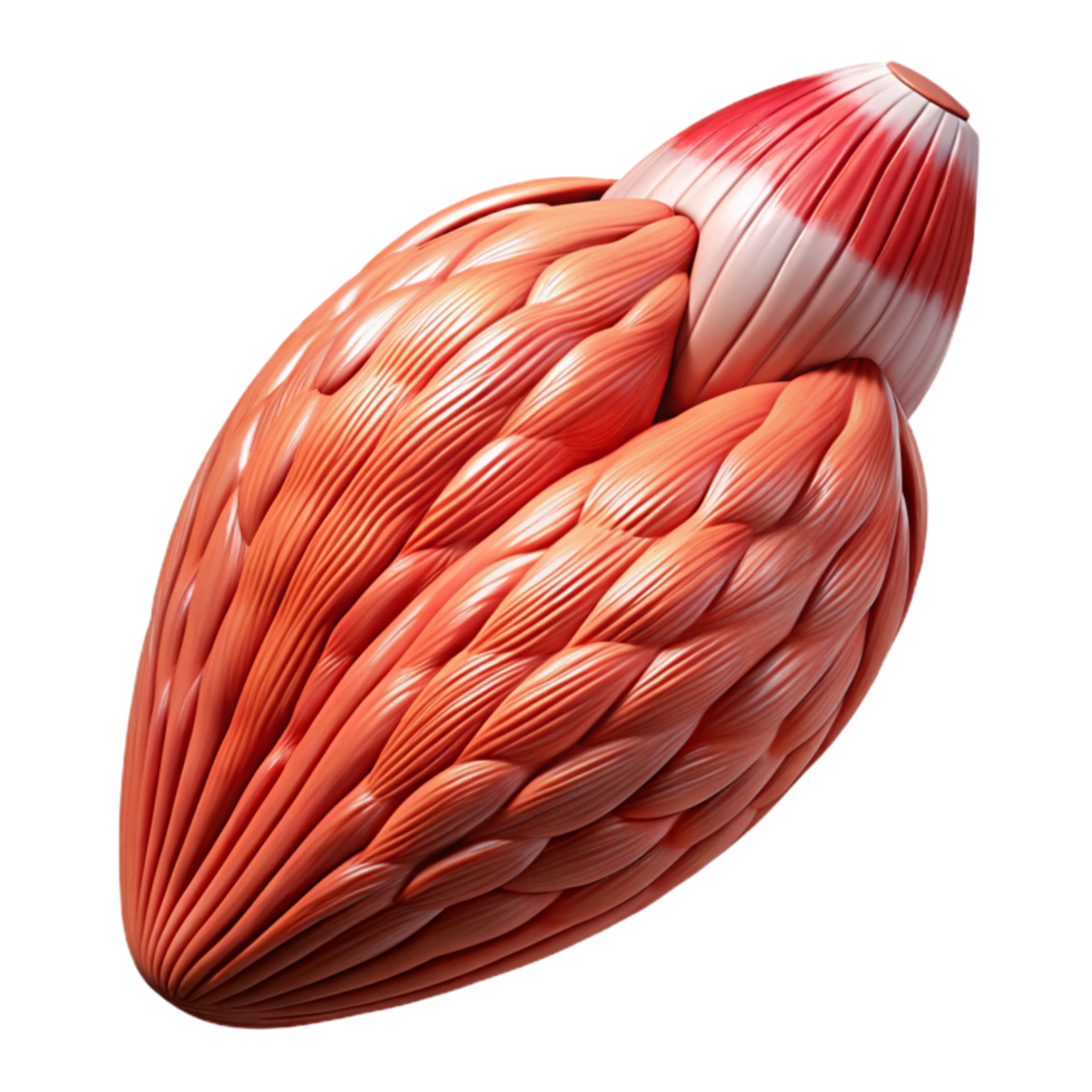 vibrant rustic Muscle Fiber Microscopic View Isolated Cutout png
