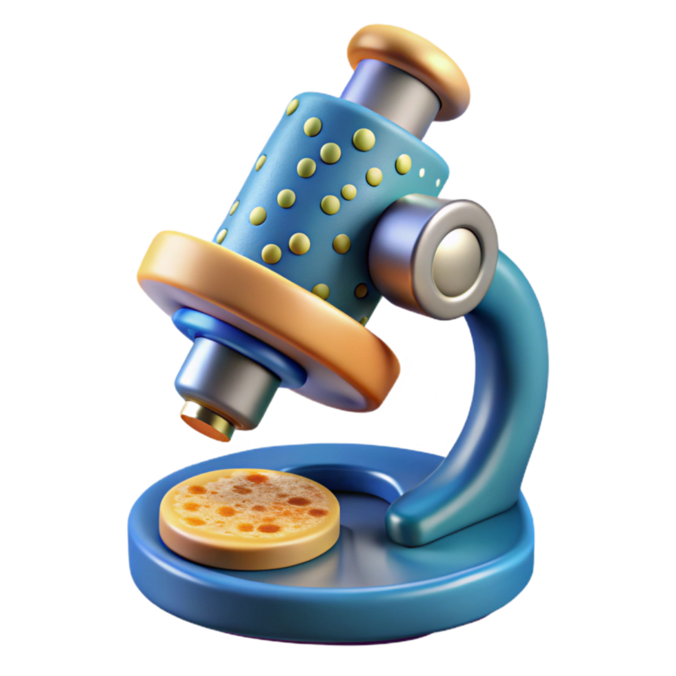 dramatic creative Nanotechnology Microscope Image Isolated Cutout professional png